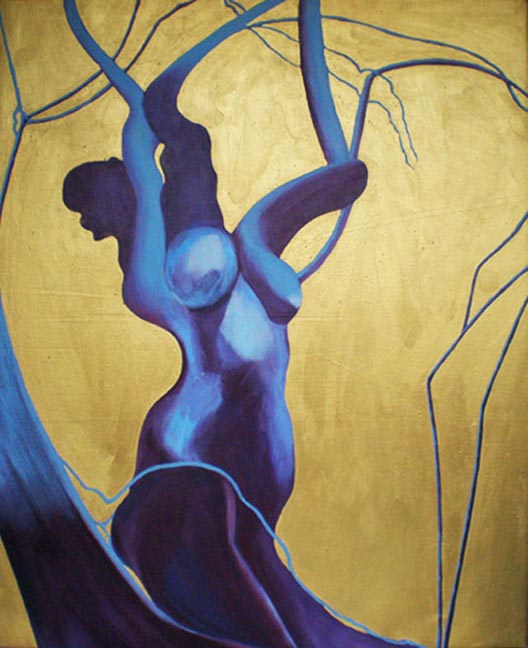 Gold Woman Entwined