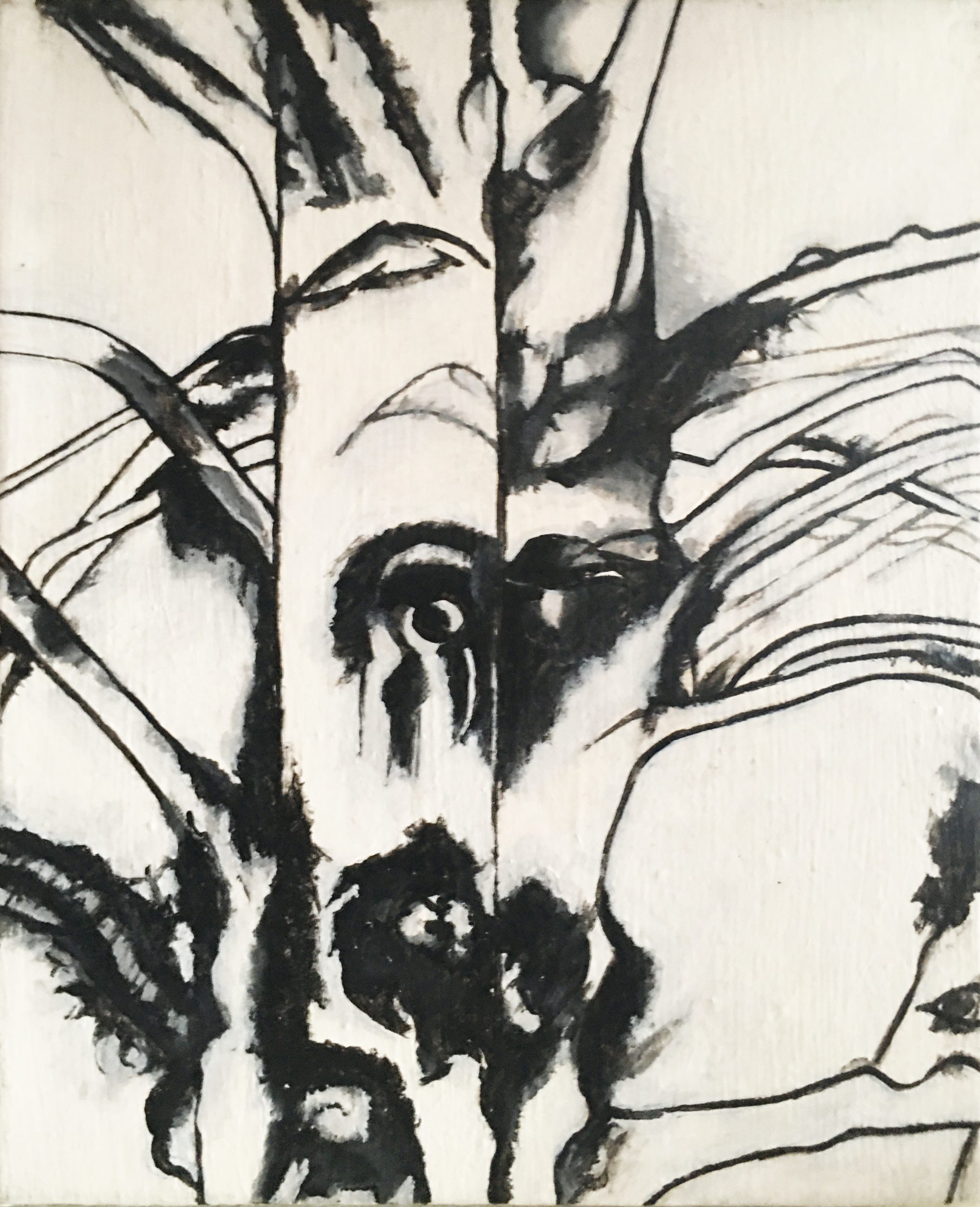 Painted Tree  Drawing III