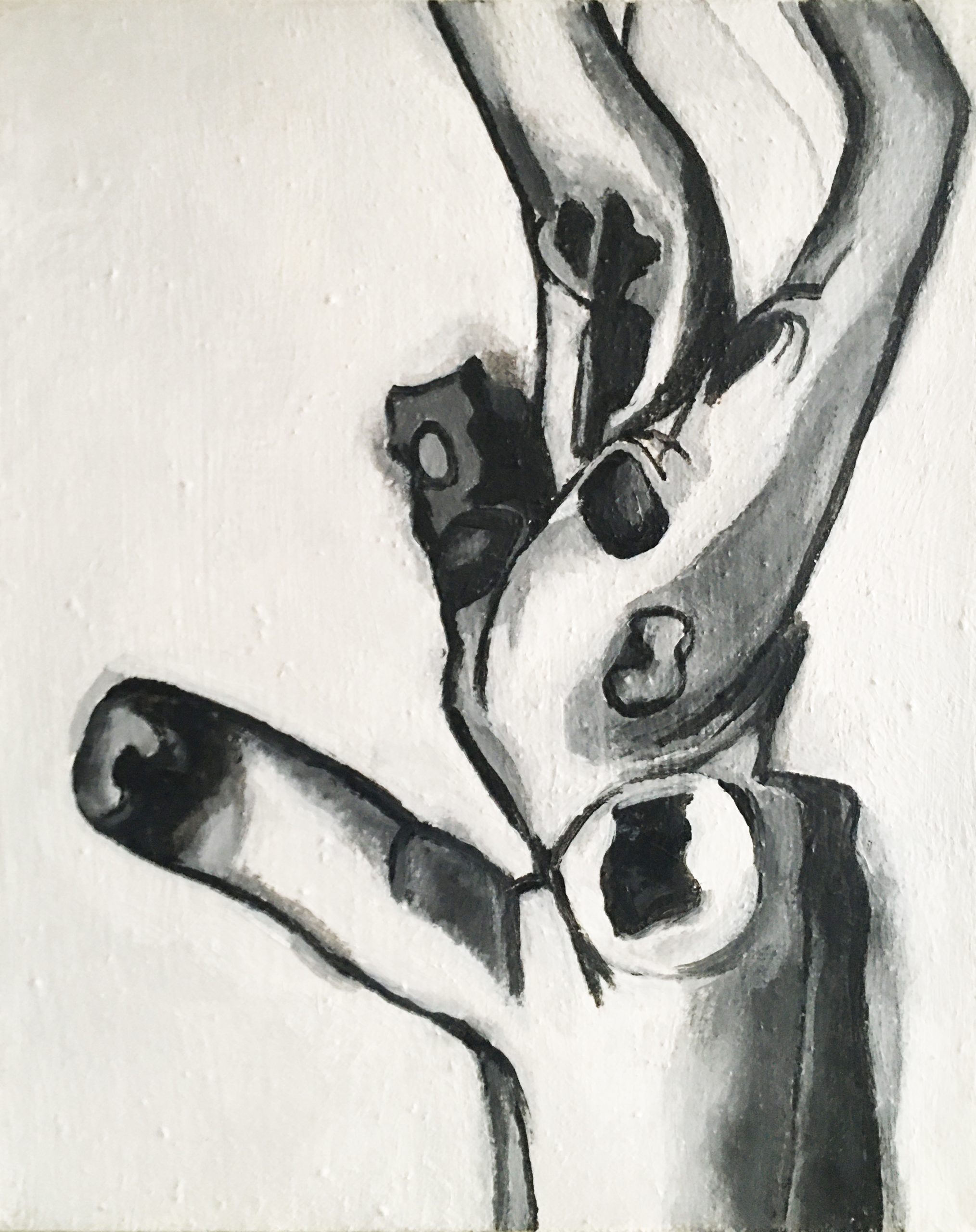 Painted Tree Drawing IV